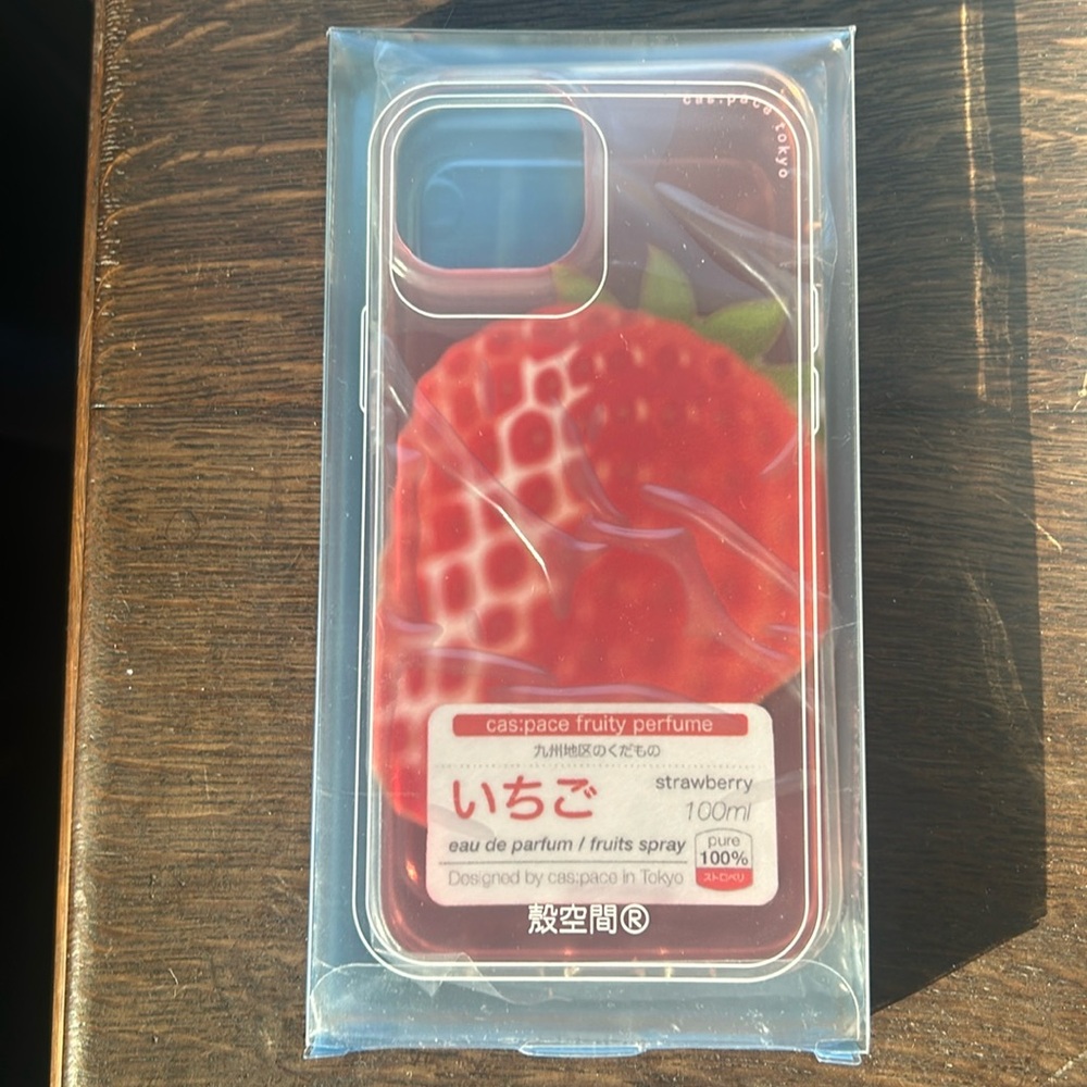 Strawberry iPhone 13 case